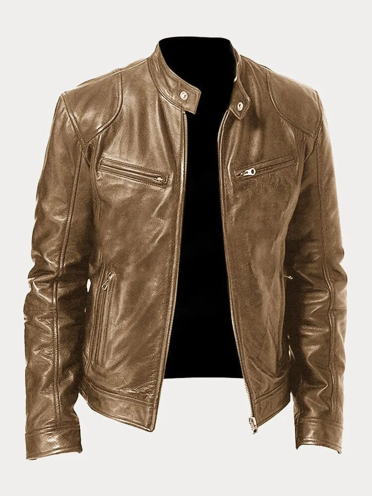 Petar™ – Stylowa Casual Skórzana Kurtka
